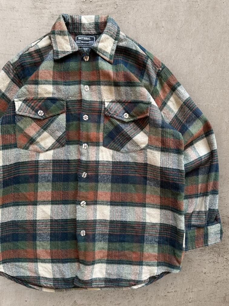 00s National Plaid Flannel - XL