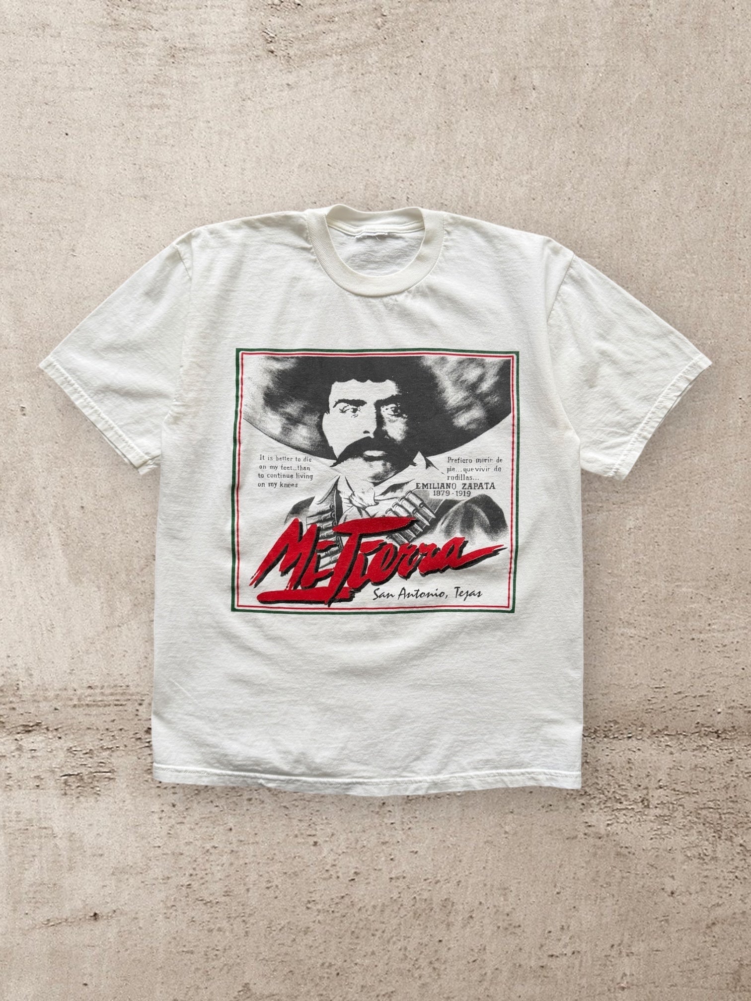 90s Emiliano Zapata Graphic T-Shirt - Large