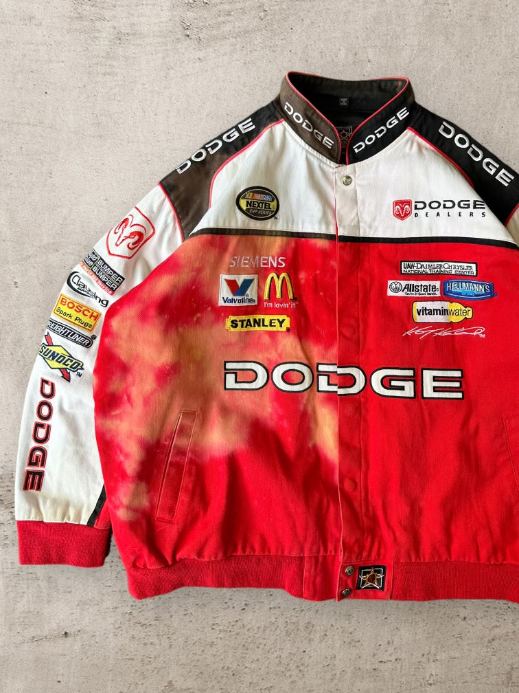 00s Dodge Color Faded Racing Jacket - XL