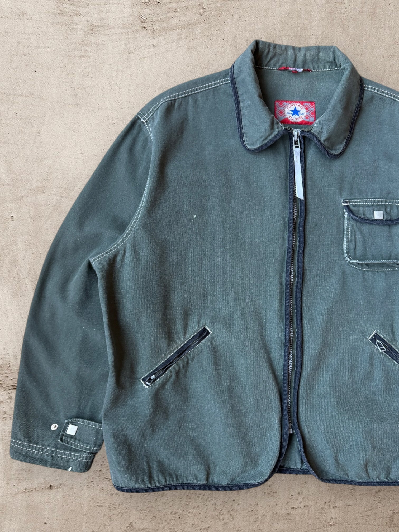 90s Converse Zip Up Jacket - XL