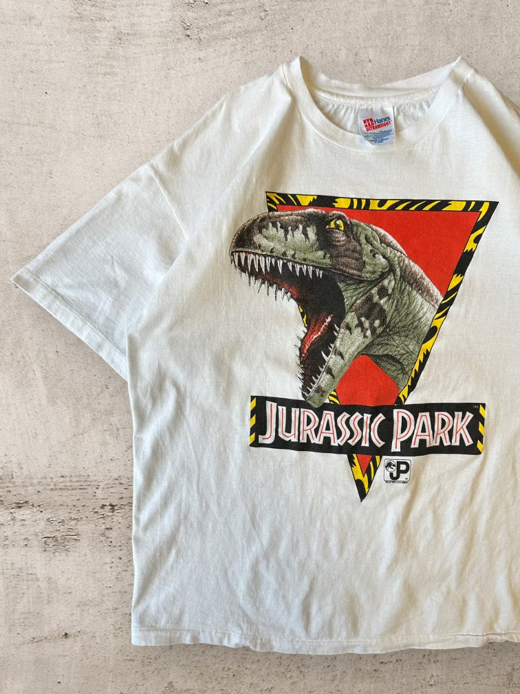 90s Jurassic Park Graphic T-Shirt - Large