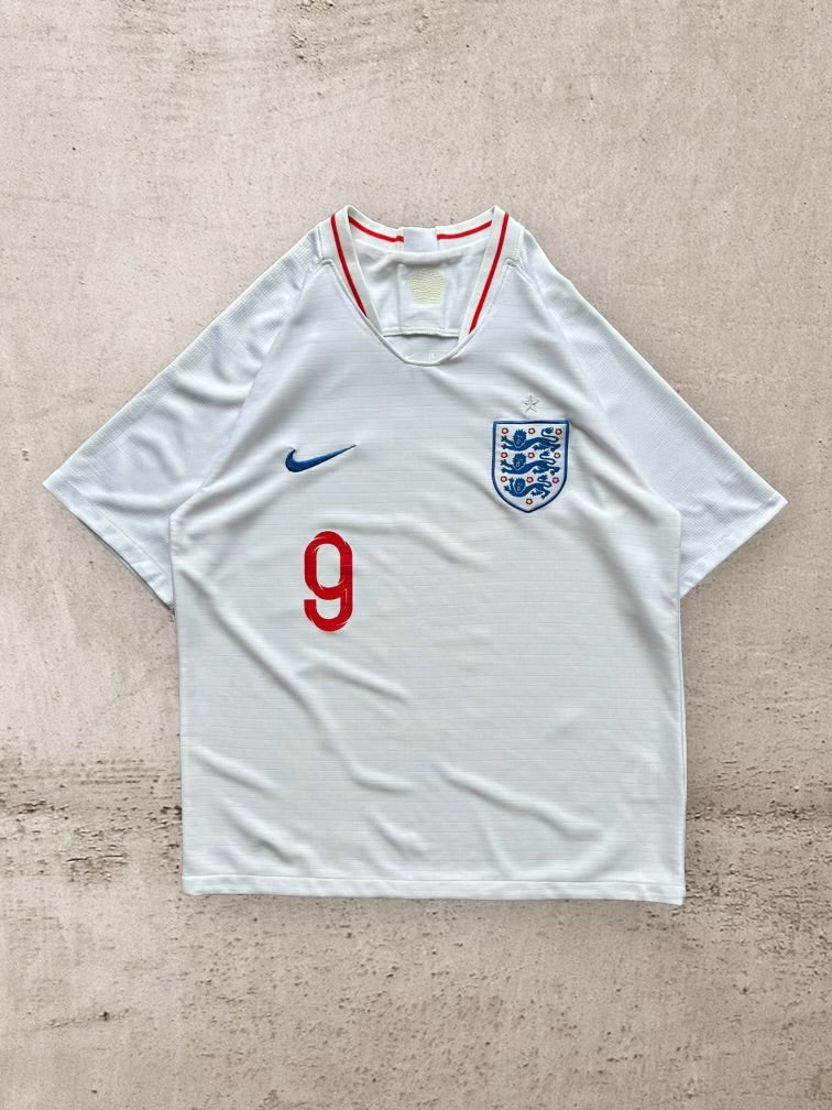 00s Nike England Kane Soccer Jersey - Large