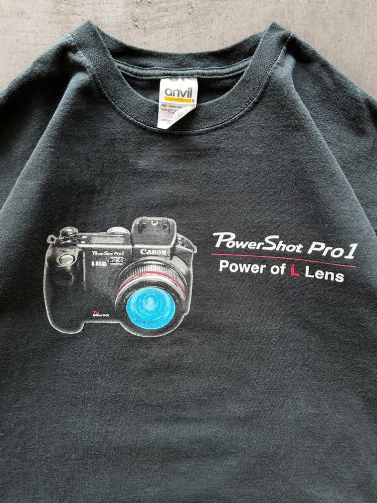 00s PowerShot Pro1 Canon Graphic T-Shirt - Large