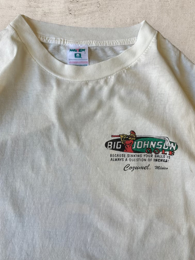 90s Big Johnson Golf Pro Shop Parody T-Shirt - L