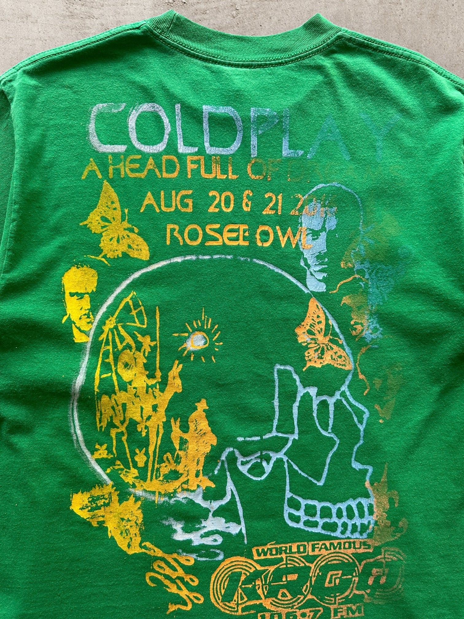 2016 Coldplay A Head Full of Dreams Graphic T-Shirt - Large