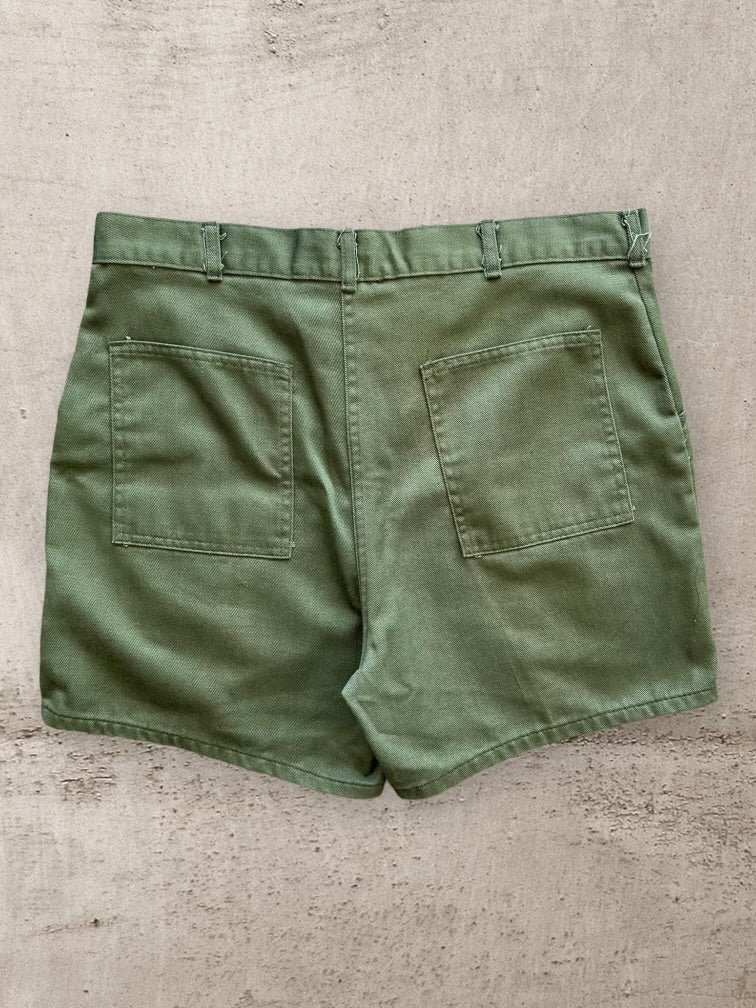 80s Girl Scout Multi Pocket Shorts - 34