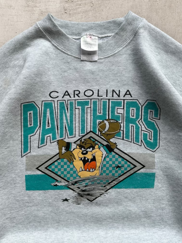 90s Carolina Panthers Taz Graphic Crewneck - Large