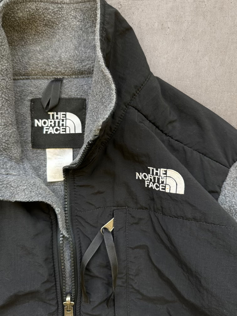 00s The North Face Grey & Black Fleece - Woman’s large