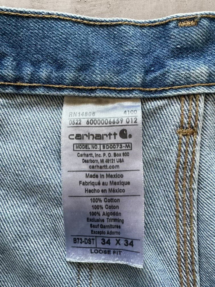 00s Carhartt Double Knee Distressed Work Pants - 34