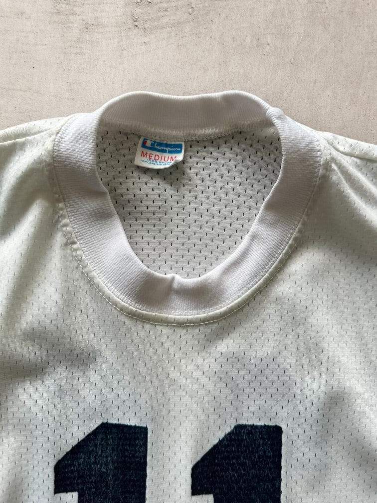 80s Champion Cropped Mesh Football Jersey - Medium