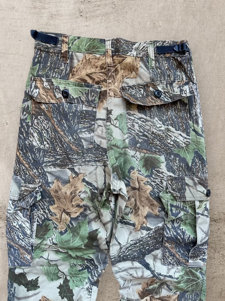 00s Cabelas Real Tree Camouflage Fatigue Cargo Pants - 28