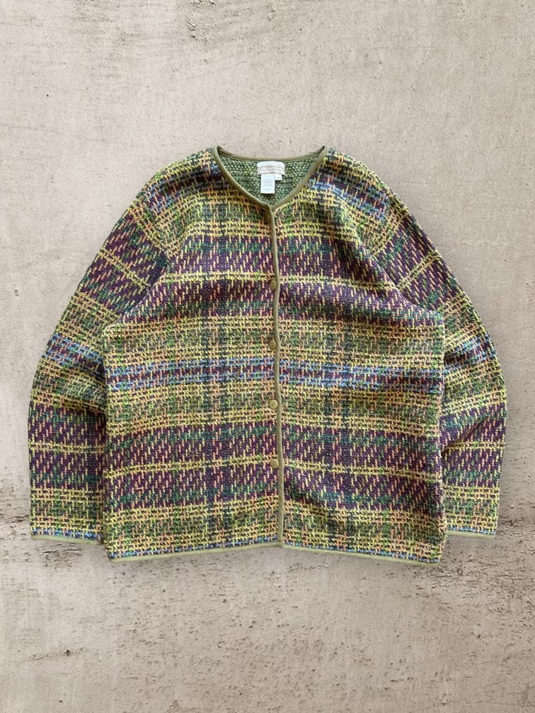 00s Coldwater Creek Button Up Knit Cardigan - XL