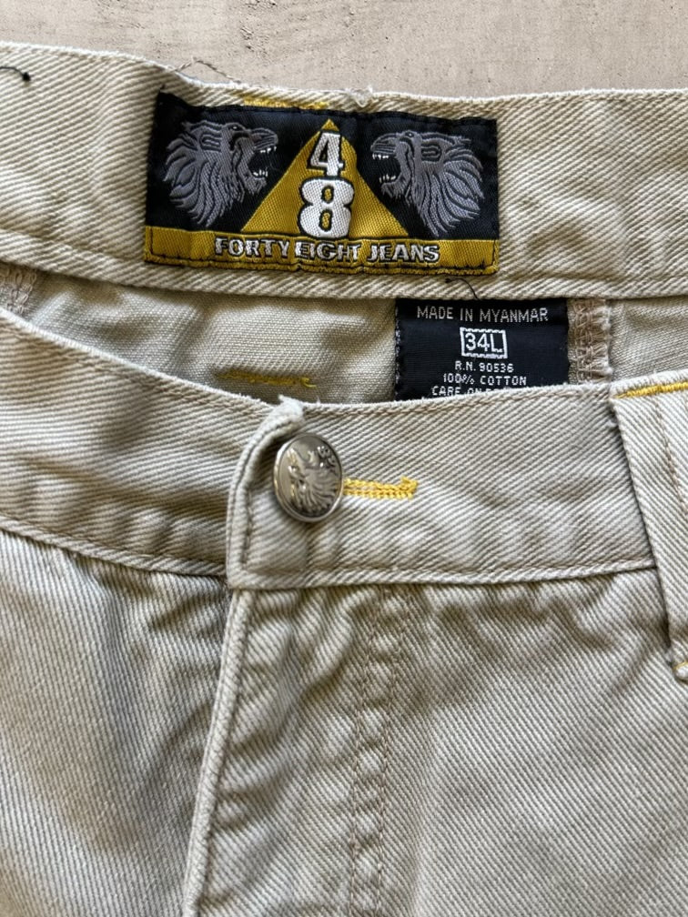 00s Forty Eight Baggy Carpenter Shorts - 32