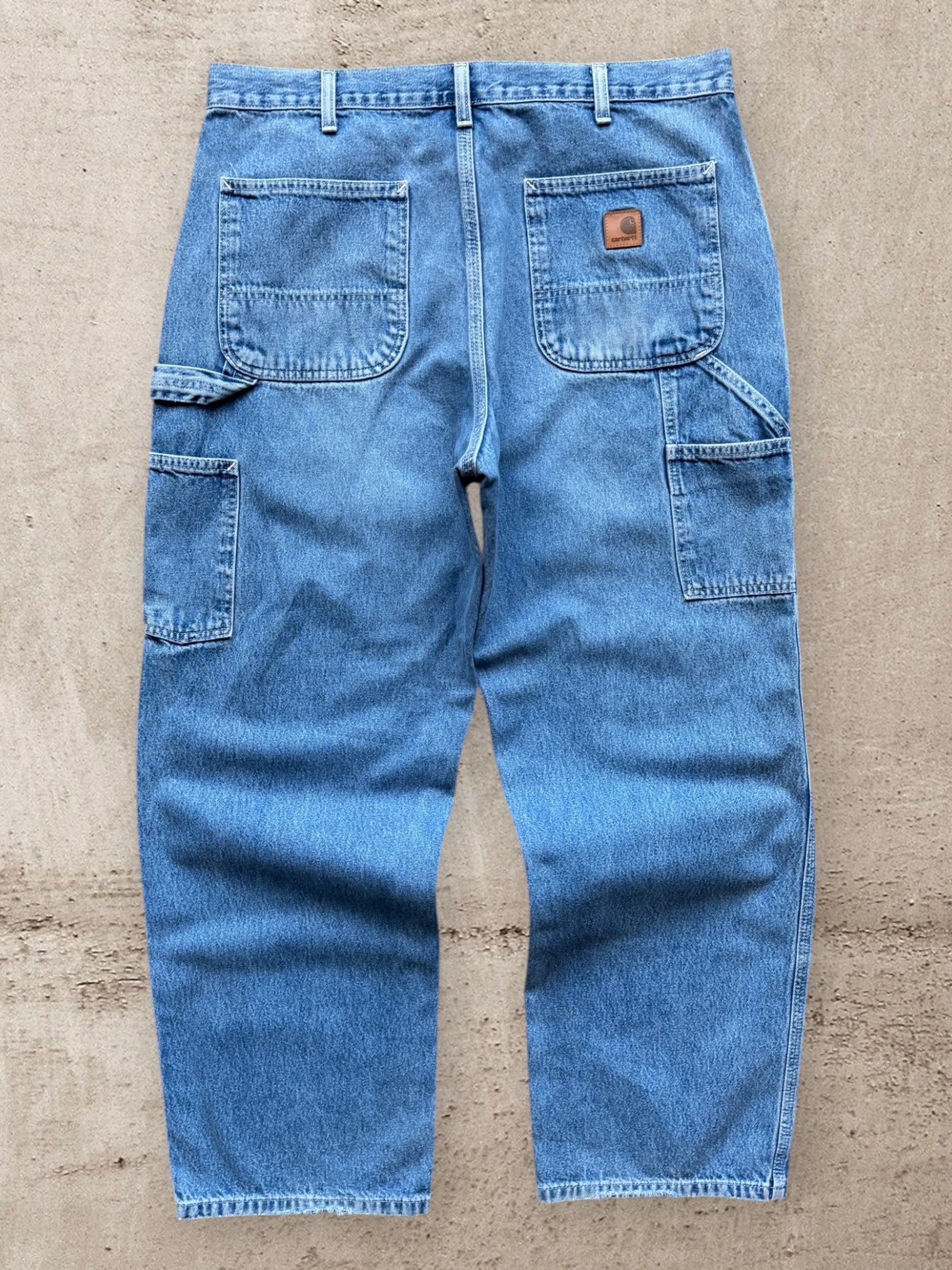 00s Carhartt Denim Carpenter Pants - 36”