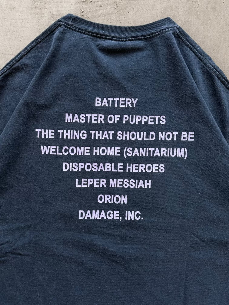 00s Metallica Master Of Puppets Graphic T-Shirt - XXL