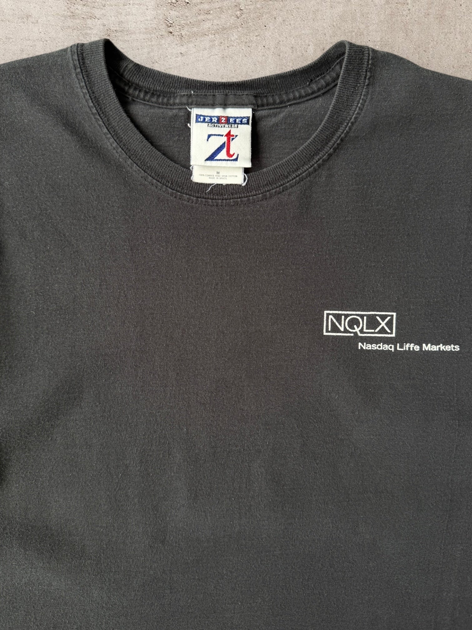 00s Nasdaq Life Markets NQLX Graphic T-Shirt - Medium