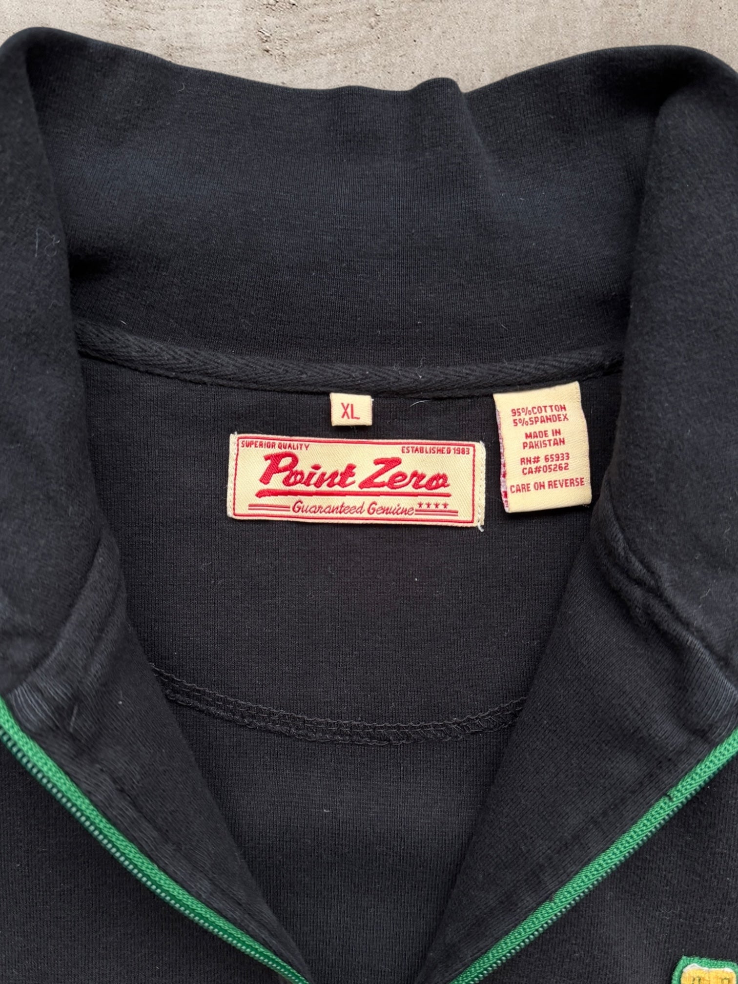 00s Brazil Striped Full Zip Sweatshirt - XL