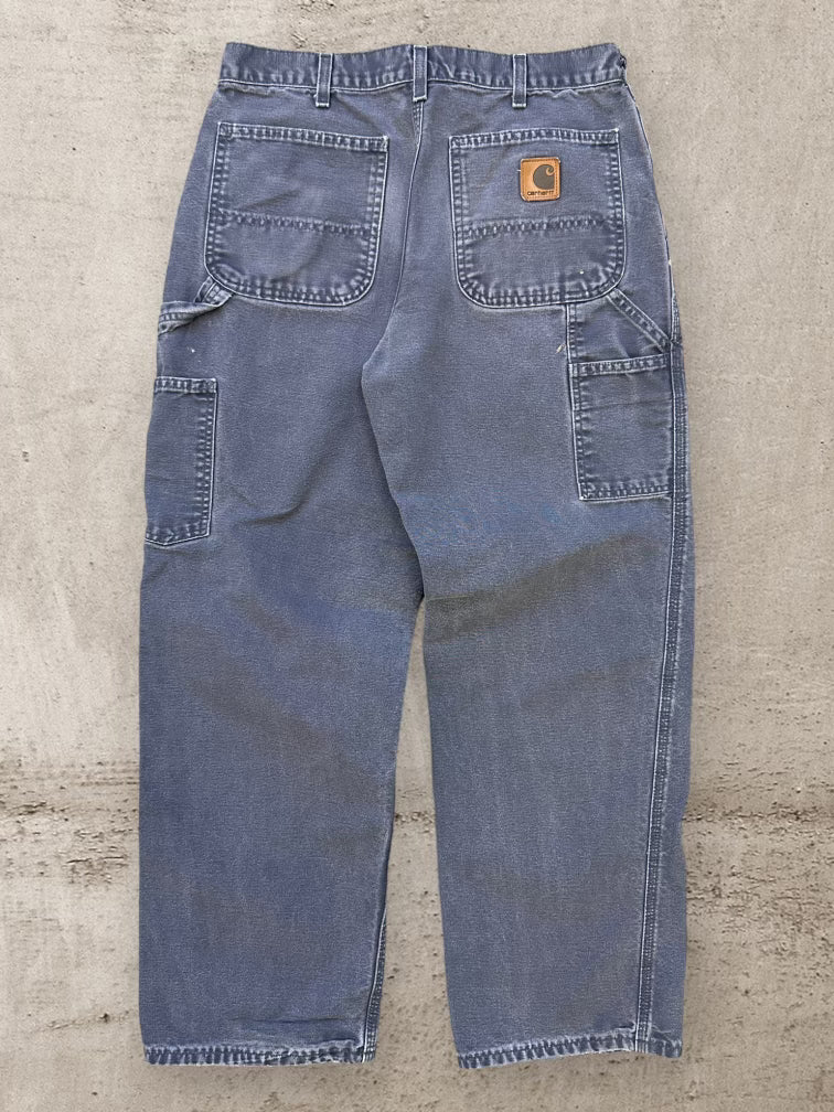 00s Carhartt Grey Carpenter Pants - 32x29