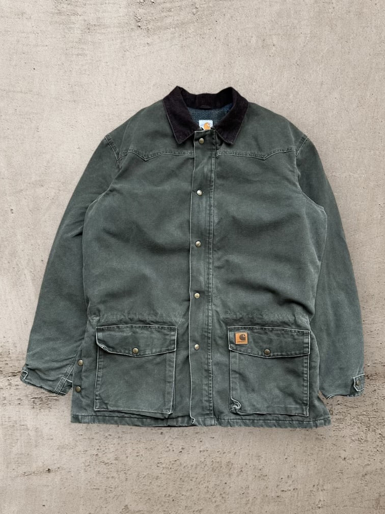 90s Carhartt Wool Lined Chore Jacket - XL