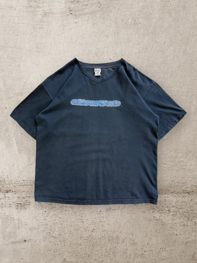90s Levi’s SilverTab Graphic V-Neck Shirt - Large
