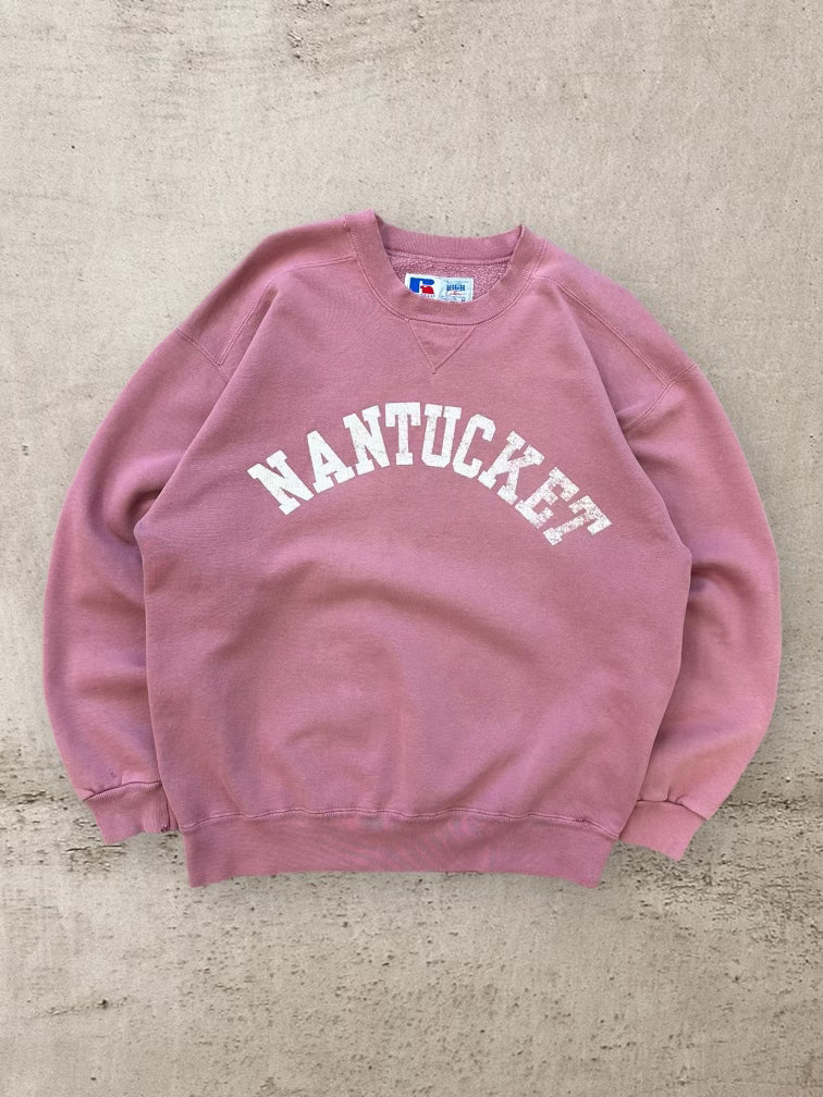 90s Nantucket Nude Pink Crewneck - Medium