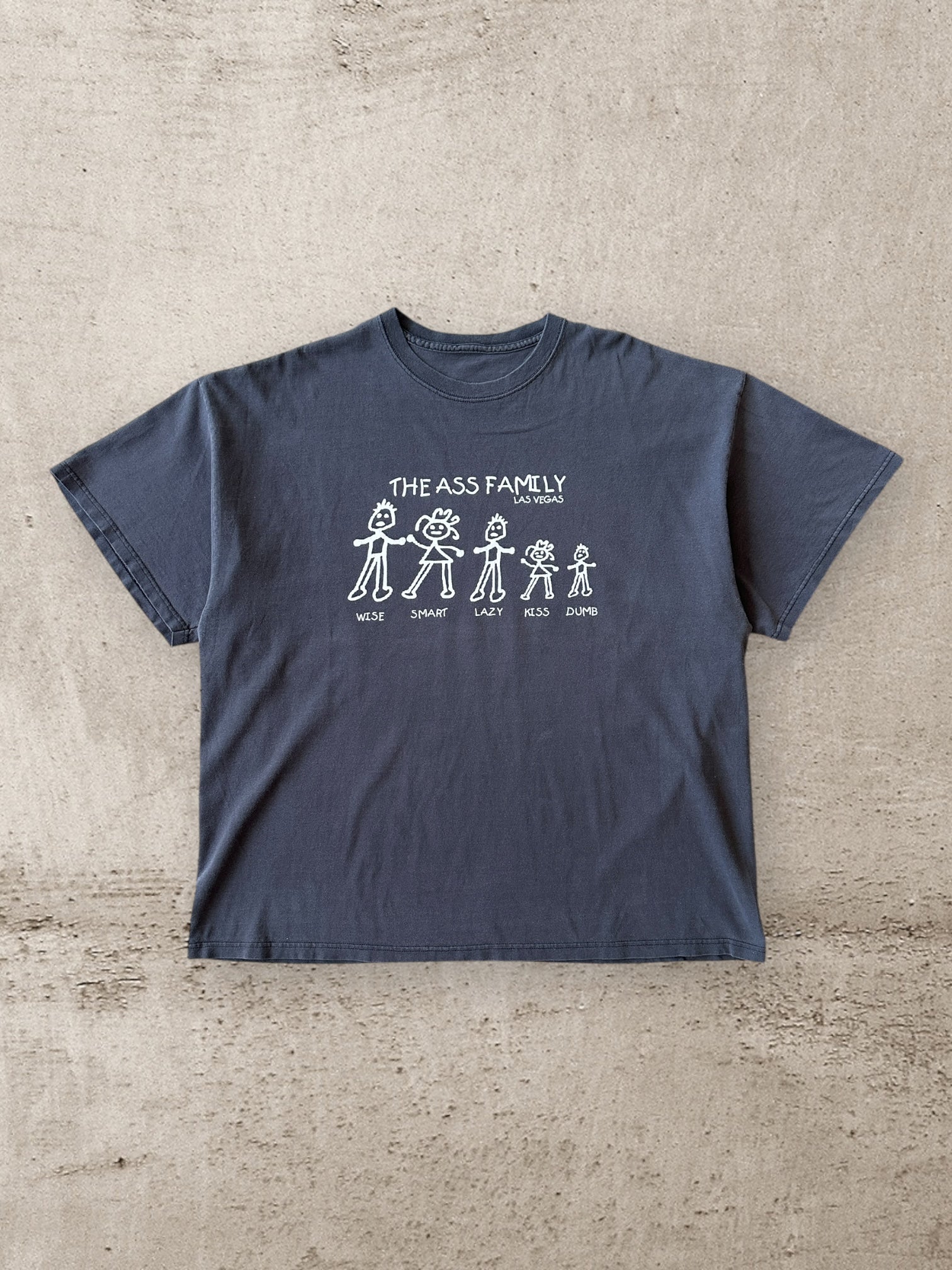 00s The Ass Family Graphic T-Shirt - XXL