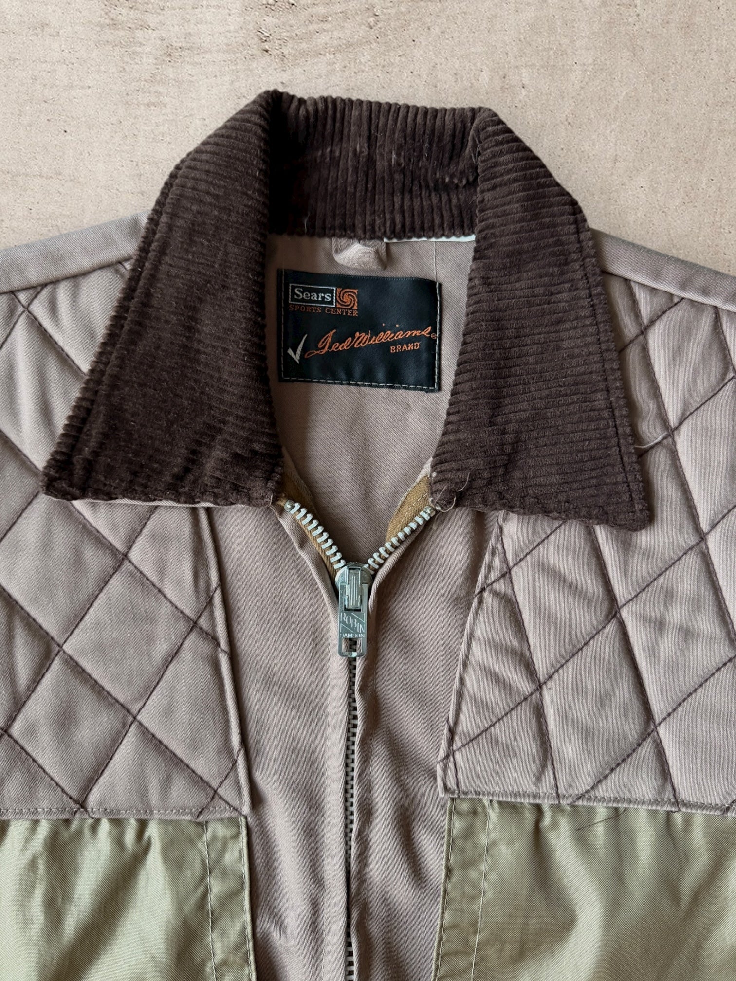 70s Sears Ted Williams Paneled Hunting Jacket - XL