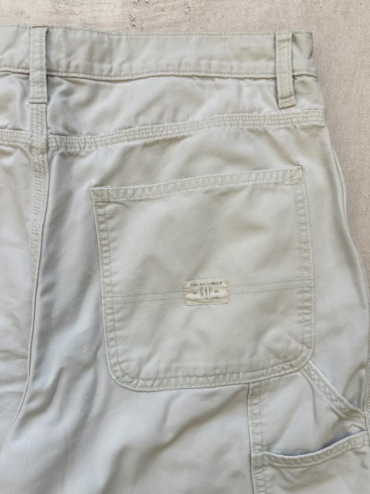 00s Gap Carpenter Cream Shorts - 34