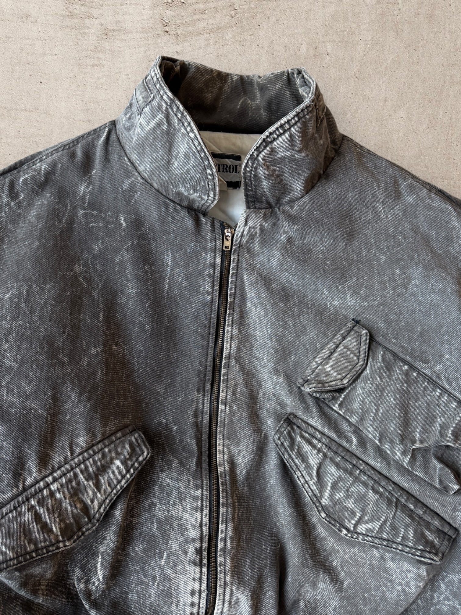 80s Dual Control Bomber Jacket - Large
