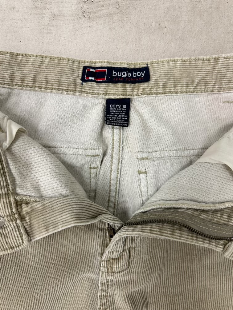 00s Bugle Boy Baggy Corduroy Cargo Pants - 29