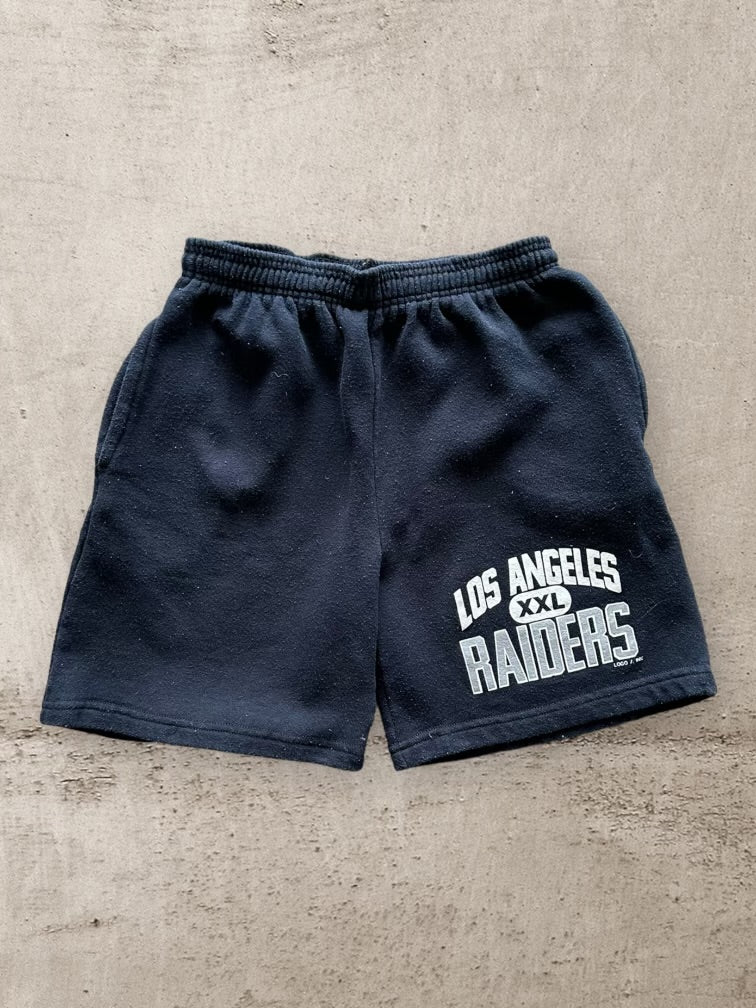 90s Logo7 Los Angeles Raiders Sweat Shorts - Small