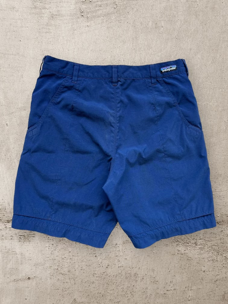 00s Patagonia Navy Nylon Shorts - 33