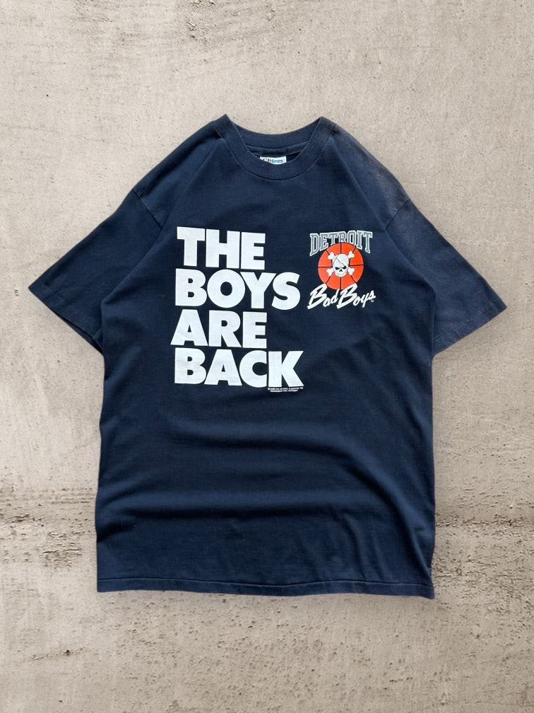 90s Salem Detroit Bad Boys Graphic T-Shirt - Large