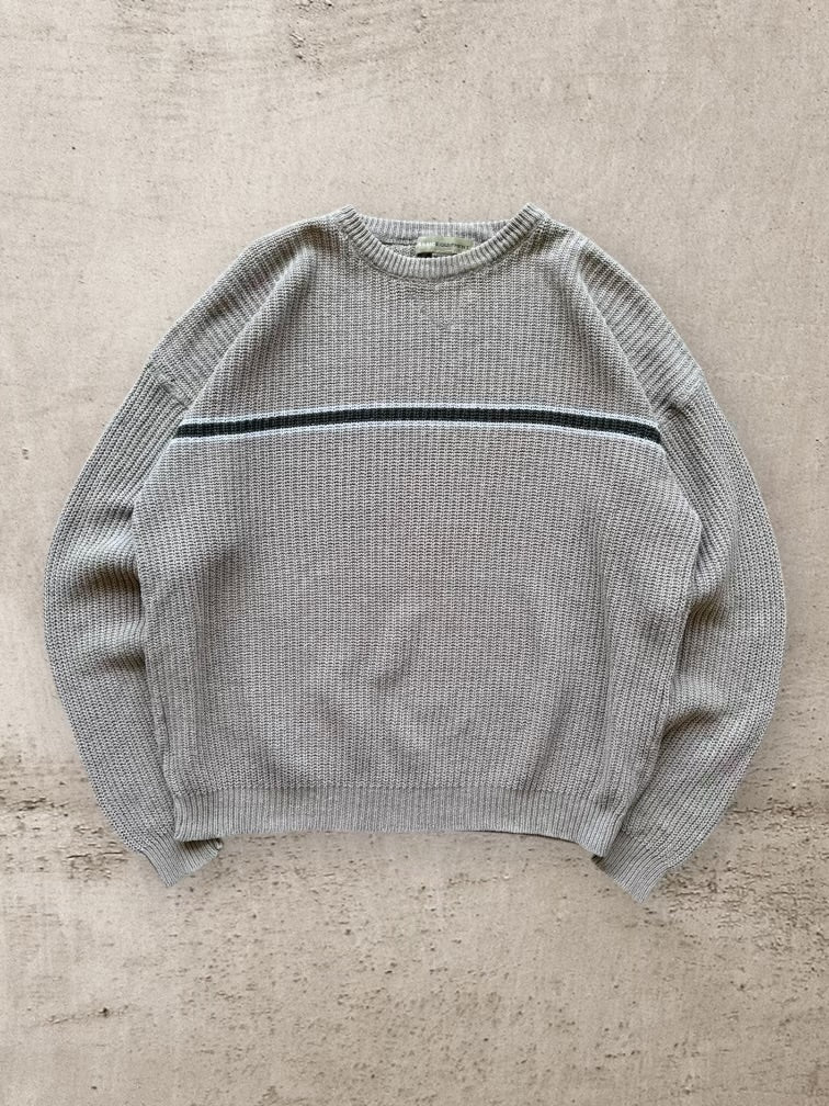 00s Basic Equipment Striped Knit Sweater - Medium