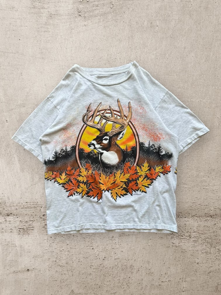 90s Buck Wrap Around Graphic T-Shirt - XL