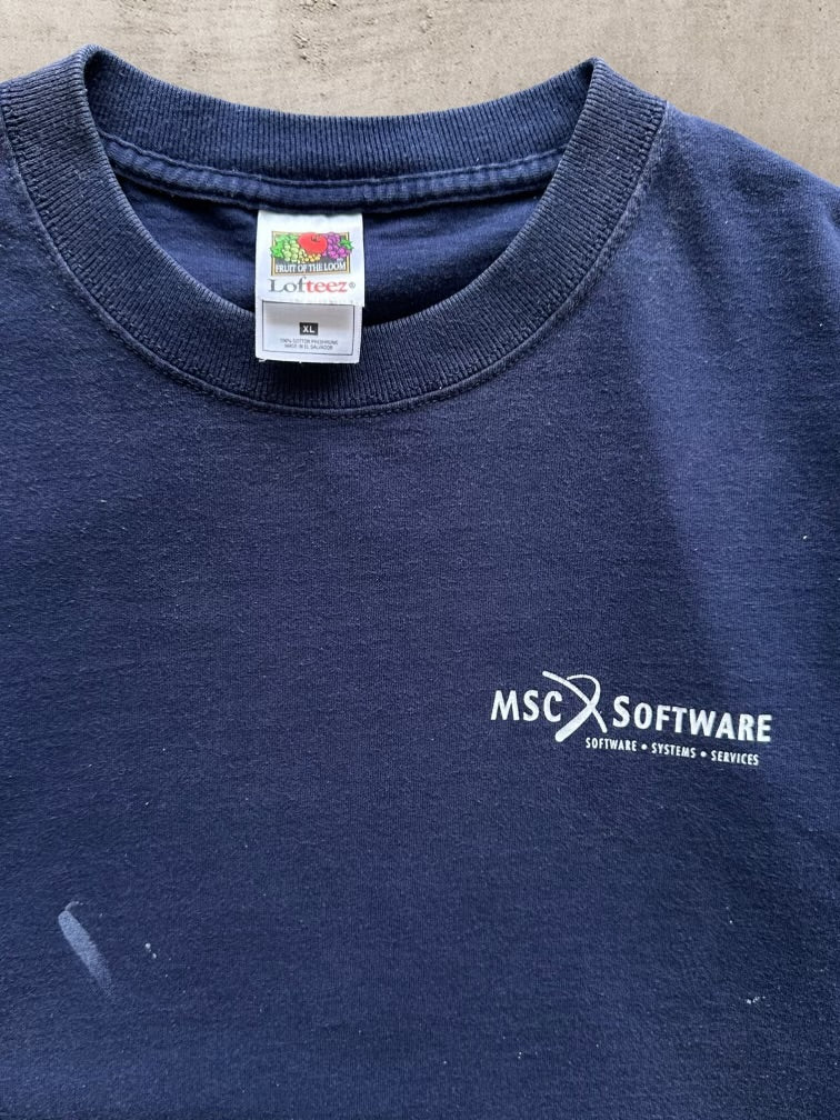 00s Msc Software Graphic T-Shirt - XL