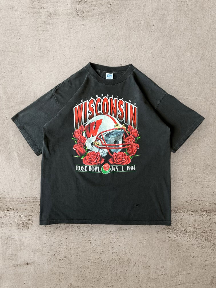 90s Salem University Of Wisconsin Rosebowl T-Shirt - XL