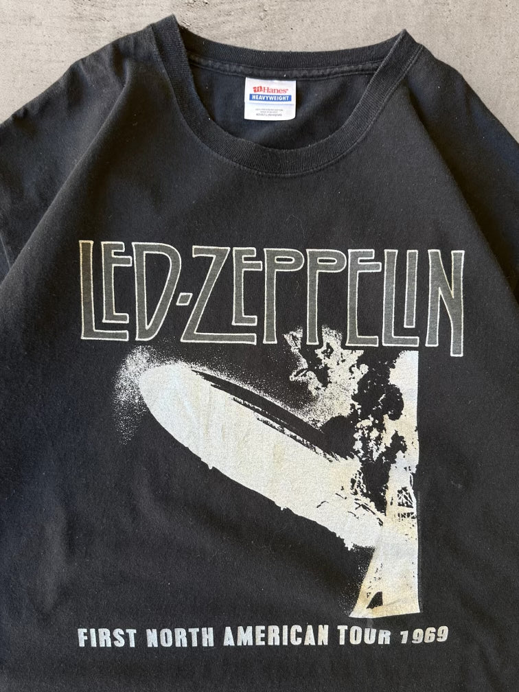00s Led Zeppelin First North American Tour T-Shirt - Large