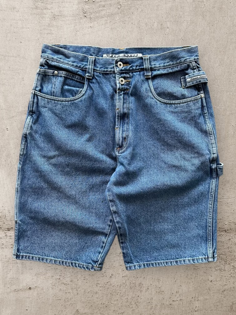 90s Paco Sport Baggy Denim Carpenter Shorts - 35