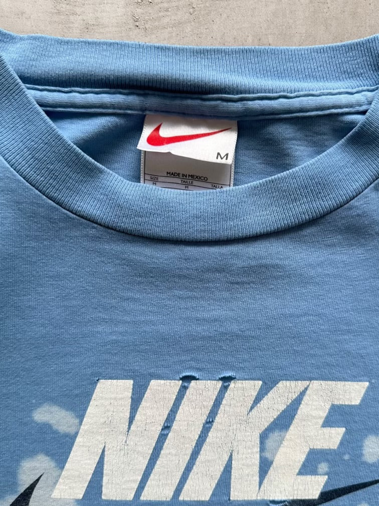 90s Nike Bleach Graphic T-Shirt - Medium