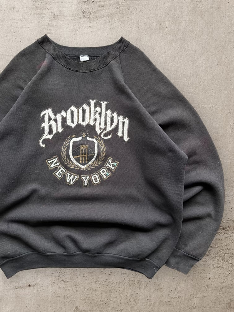 90s Brooklyn New York Graphic Crewneck - XL