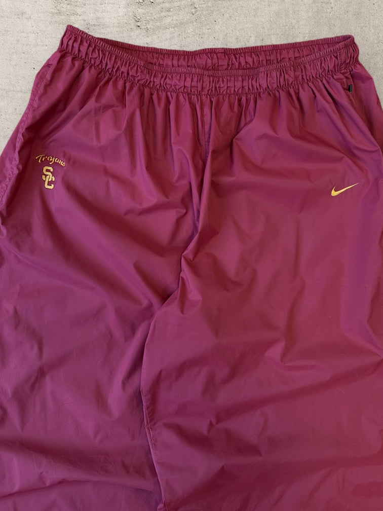 00s Nike USC Trojans Nylon Pants - XL