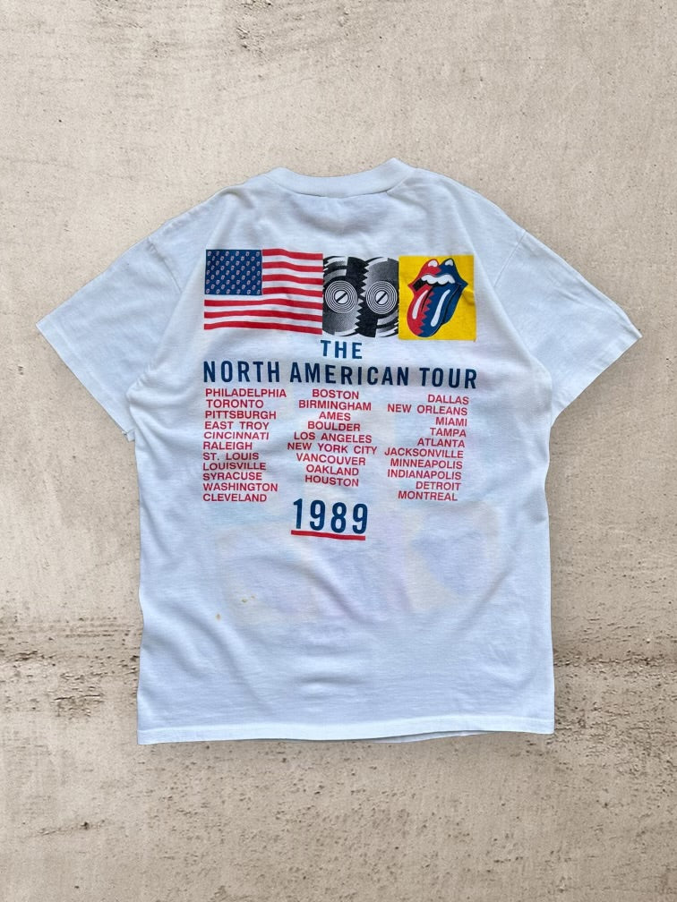 1989 Rolling Stones Tour Graphic T-Shirt - Small