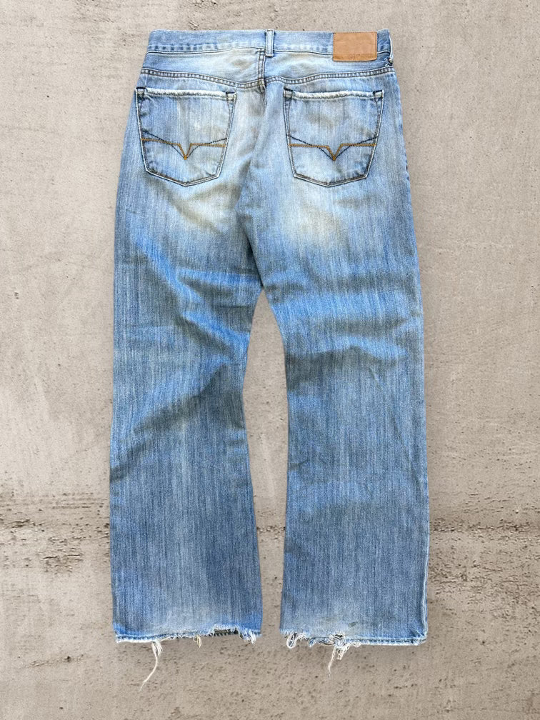 00s Guess Faded Denim Jeans - 33x33