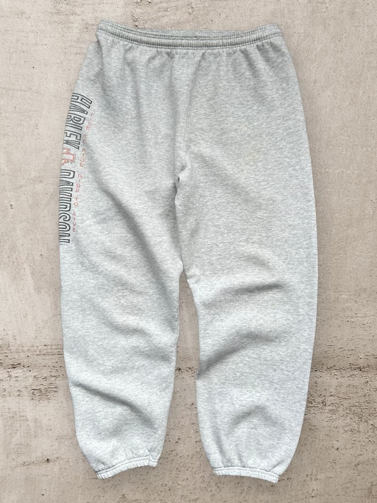 90s Harley Davidson Sweatpants - Large