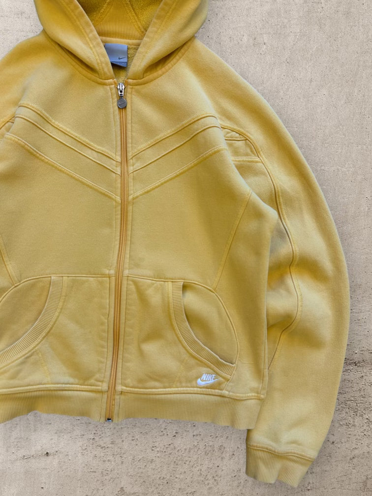 00s Nike Yellow Hoodie - Youth Large