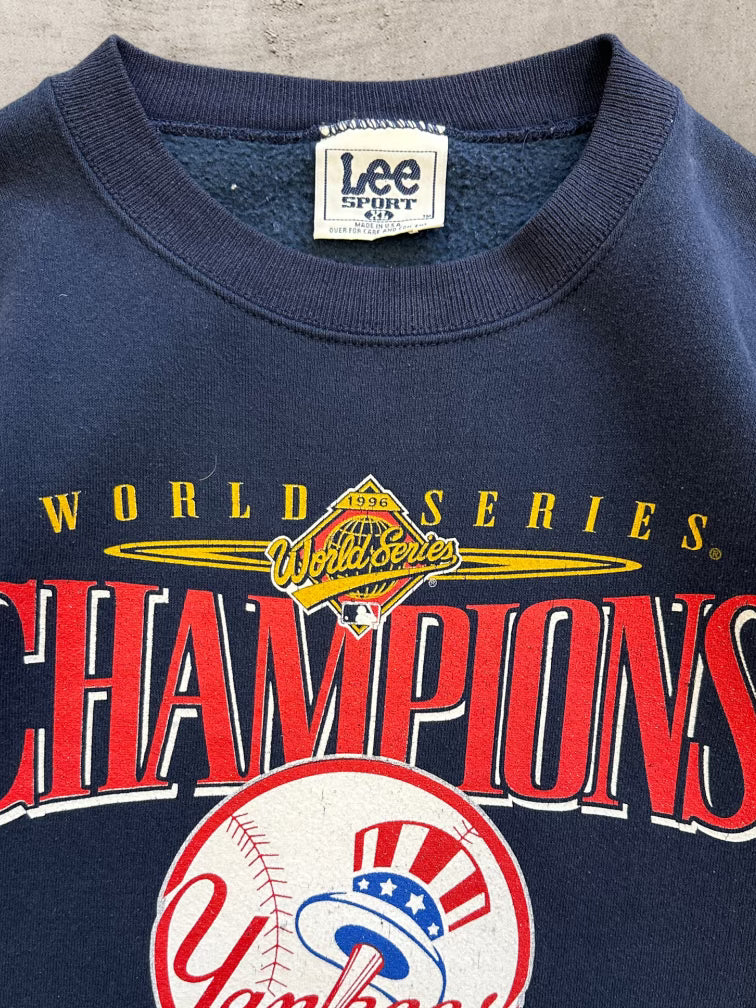 90s Lee Sport New York Yankees Champions Crewneck - XL
