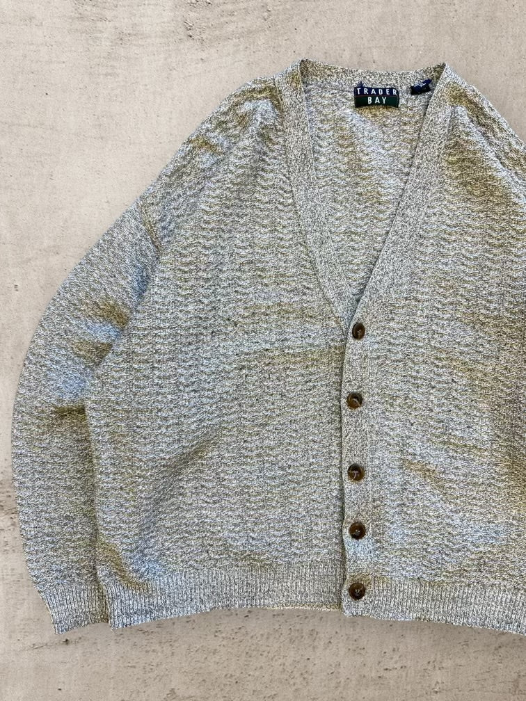 90s Trader Bay Knit Cardigan Sweater - XL