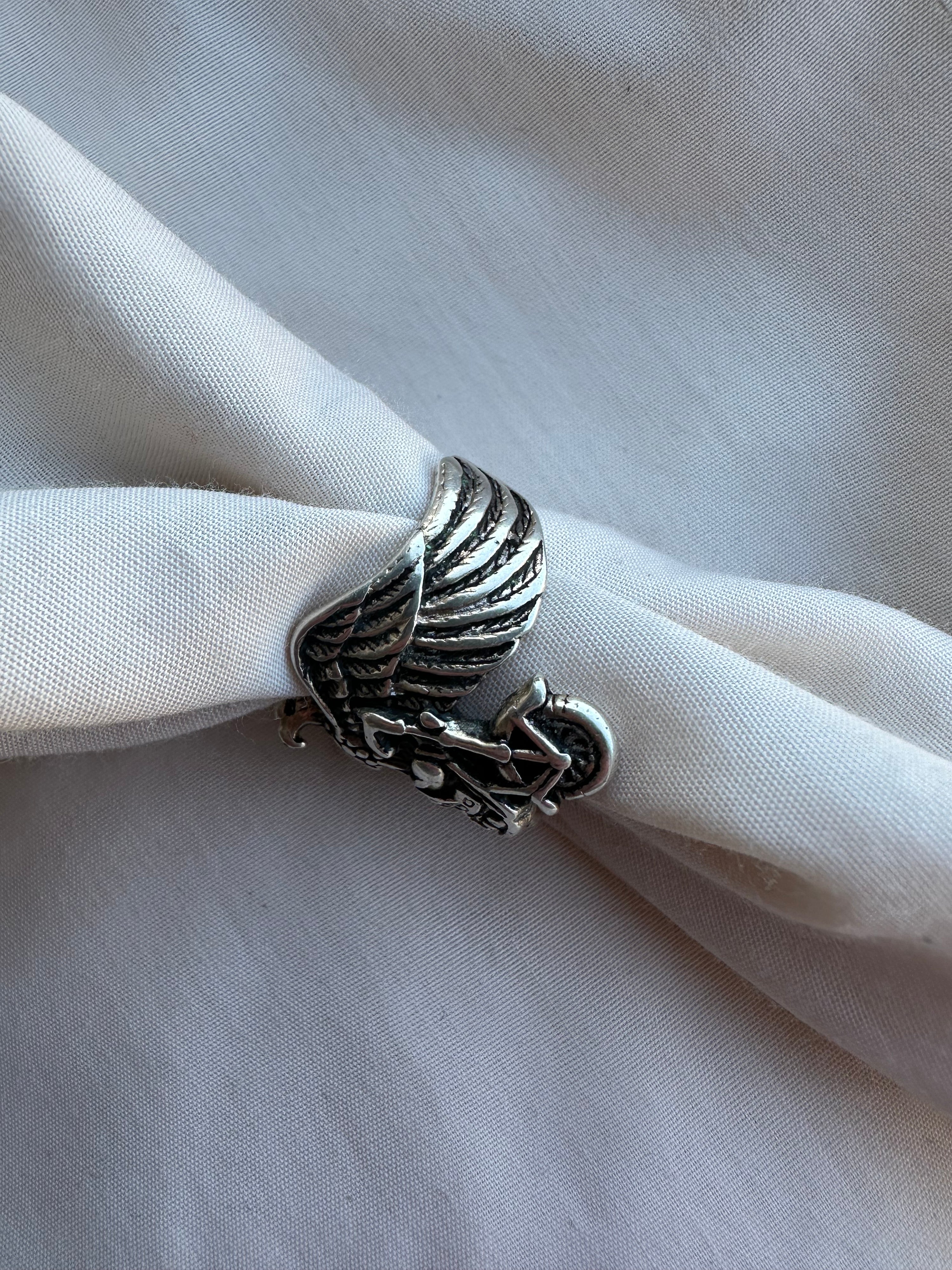 1985 Eagle Biker Ring Size 8.5