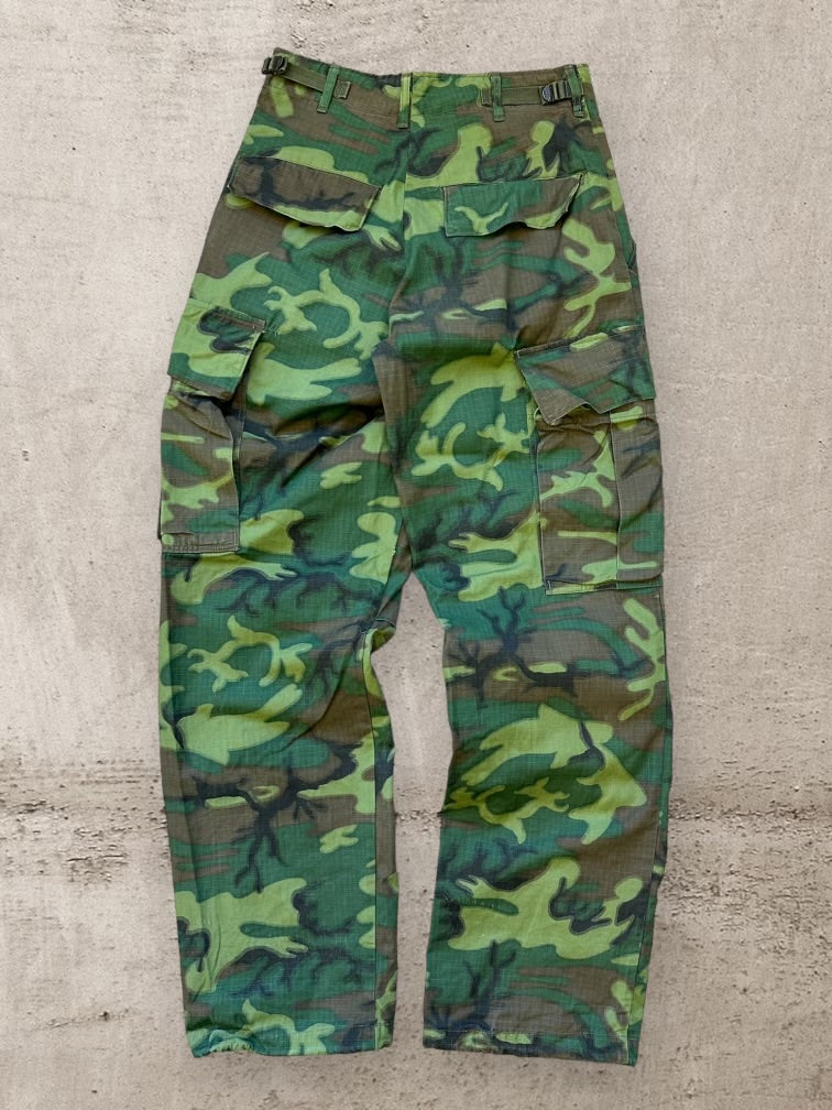 90s Military Camouflage Cargo Pants - 27x31